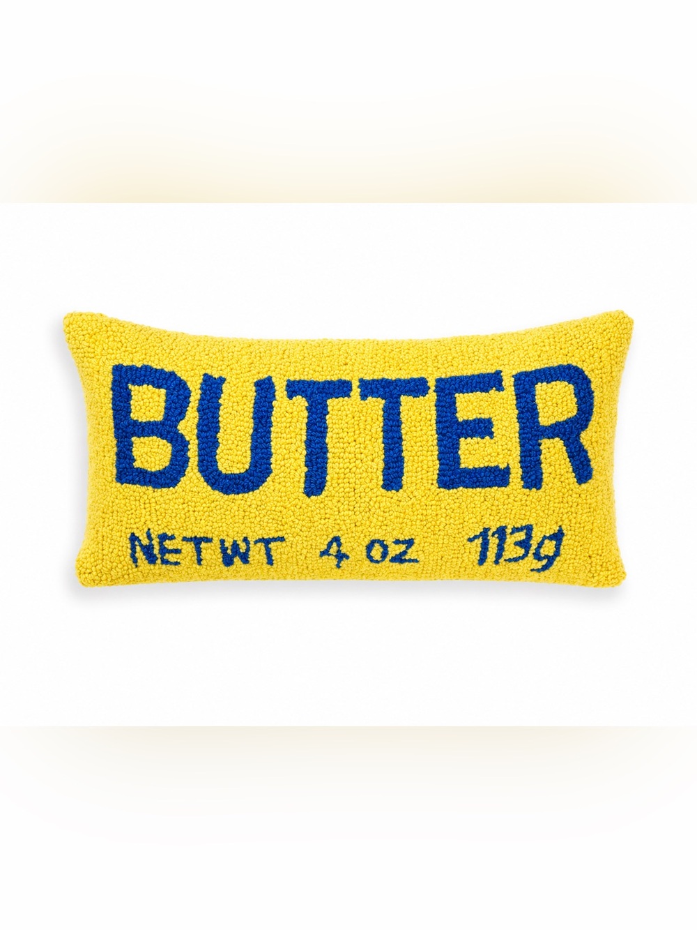 URBAN OUTFIITERS "Butter Believe It" Shaped Bolster Pillow Butter Stick